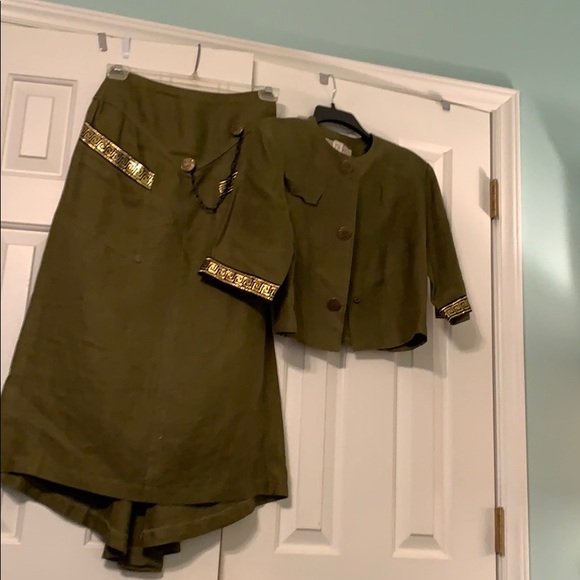 Dresses & Skirts - Army motif 2-piece suit